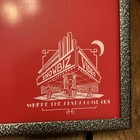 Horror Sci-fi  Vhs Video Store Rental Sign W   Metal Bracket Frame Showbiz Video