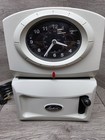 Lathem 1221 Manual Punch Card Time Clock Electric Works  With Keys Free Shipping