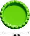 100 Pcs Flat Decorative Bottle Cap Craft Bottle Stickers Double Sideds Printed F