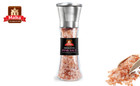 Salt And Pepper Grinder Shaker Mill Set Adjustable Coarseness Vintage Glass