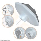 Studio Lighting Umbrella Diffuser Soft Cloth For 33  Silver gold Umbrella 3302-2