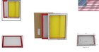 Aluminum Screen Printing Screen 10x14 Inch White Mesh T-shirt Canvas Use