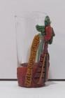 Tikal Guatamala Moving Eye Bird 3-d Souvenir Shot Glass