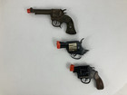 Vintage Cap Gun Lot  3  Italy Detective  Mattel Shootin    Shell  Smoky Joe
