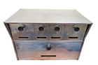 Vintage Krestline Bread Box Chrome Tea Flour Sugar Coffee Mcm - Usa By Speco