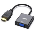  Hdmi To Vga  Gold-plated Hdmi To Vga Adapter  male To Female  1 Black