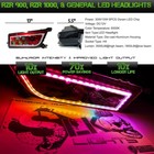 Polaris Rzr Led Headlight Halo Rgb Xp  1000  900  General  red Rgb Halo 