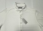 Daniel Cremieux Men Shirt Large Button Jersey Linen Blend Short Sleeve White  85