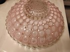 Vintage Bubble Ceiling Art Deco 3 Hole Pink Hobnail Glass Lamp Light Shade