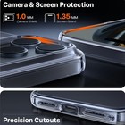 For Iphone 18 17 16 Pro Max Case Phone Cover Shockproof Rugged   Tempered Glass