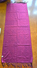 Vincent Van Gogh Red Vineyard Shawl 72  X 28 