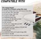 957175 Clam Shell Vent 7-3 8 X 6-5 8  Compatible With Sea Ray Boat -medium Cl   