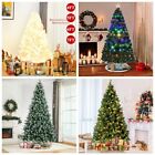 4ft 5ft 6ft 7ft Artificial Holiday Christmas Tree With Lights Pre-lit Stand Us