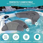 New Set Of 3 Head Rest Pillows Artesian Island Spas Hot Tubs   Tidal Fit Swim P1