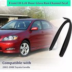 Front Lh Left Door Glass Run Channel Seal For Toyota Corolla 2002-2008 Usa