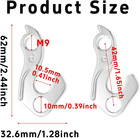 Universal Derailleur Hanger Replacement Part For Most Bicycle Models  Aluminum A