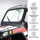 Full Glass Windshield Front Window W  Wiper For Polaris Rzr 570 800 xp 900 2008 