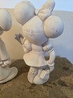 Rare Vintage Walt Disney Productions Ceramic Unpainted Mickey   Minnie Mouse 