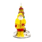  Hand-crafted European Glass Christmas Tree Decorative Ornament  Santa s 