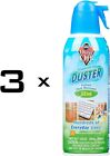 3 Pack Dust Off Disposable Compressed Air Duster  12 Oz Can-free Shipping