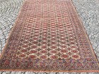 Handmade Oriental Floral Rug large Old Wool Rug Traditional Vintage Worn Carpet