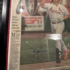 Mark Mcgwire Signed 70th Home Run St Louis Framed Post-dispatch Newspaper Jsa