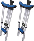 Muletas Plegables De Aluminio Con Cojines Acolchados Para Adultos Y Ni  os  Nuevo