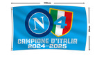Napoli S s c Flag 3x5ft Banner Azzurri Napoli Campione Iitalia Scudetto 2025