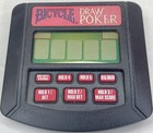 Lot Of 2 Handheld Games Radica Blackjack 21 And 1994 Tiger Bicycle Draw Poker