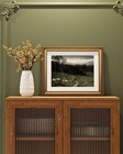 Arpeotcy Vintage Gold Framed Wall Art  Nature Scenery Path Retro Paintings  C   