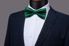 Pre-tied Bow Tie Satin Solid Bowtie Adjustable Tuxedo Bowties For Men With Gift 