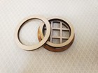 Dollhouse Window Round Port Hole Style Wood With Acrylic 1 12 Scale Miniature