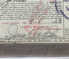 Jimmy Carter Signed Check Beckett Bas Autograph President Psa Jsa Political