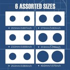 600pcs Coin Flips In 6 Sizes Cardboard Holders Assortment 2x2  Inch Collectors