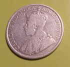 1911 C Canada Newfoundland Silver 50 Cent Coin