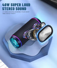 Portable Bluetooth Speaker  40w Loud Sound And Deep Bass  Ipx7 Waterproof  True
