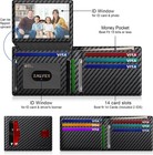 Wallet For Men Slim Rfid Blocking Leather Credit Card Holder Wallet For 14 Cards