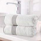Bath Towels-2pc 500gsm 100  Cotton Towel Set- 35 X 70 In  Extra Large Quick Dryi