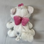 Disney Store Aristocats Marie White Cat Kitty Kitten Plush Stuffed Animal Toy