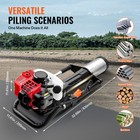 Vevor 52cc Gas Powered T Post Driver 2-stroke Fence Pile Pounder Gasoline Engine