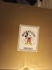 Vintage Mickey Minnie   Donald Seiko Disney Talking Alarm Clock New In Box 