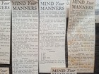 Vintage Newspaper Clippings From The 1930 s  mind Your Manners 