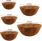 100  Natural Round Coconut Coco Fiber Planter Liners For Hanging Basket Flowers
