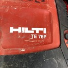 Hilti Te 76p Rotary Hammer Demolition Hammer    2  Chisels   1  1 1 4 Drill Bit
