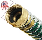 Garden Hose Extension Adapter  Hose Kink Protector With Coil Spring  2 Pack