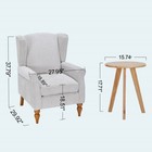 High-back Comfortable Reading Chair Coffee Table   Armchair Set For Living Rooms