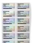 Customizable Holographic Peptide Vial Labels For 3ml Vials- Set Of 20 Labels 