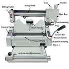 A4 Manual Hot Glue Book Binder 110v With Indenting Function 180 Books hour