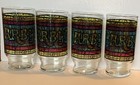 Vtg Arby s Restaurant Promotional Stained Glass Drinking Tumblers Set Fast Food