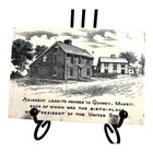 Antique Wedgwood 1891 Calendar Advertising Tile Lean To House Qunicy Ma